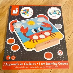 Janod I am Learning Colors magnetic toy